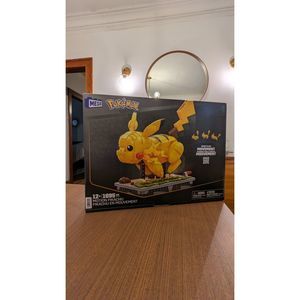MEGA Pokemon Motion Pikachu Mechanized Toy Building Set, 1092 Bricks and Pieces